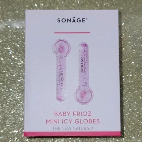Sonage Other - Sonage Baby Frioz Mini Icy Facial Globes NEW In Box Cold Spoon Beauty Therapy Pu
